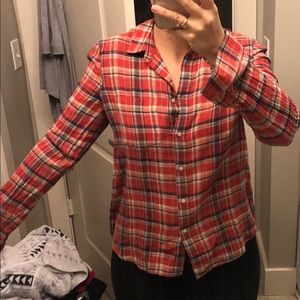 Madewell plaid button down